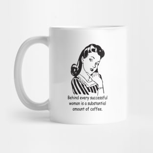 Vintage Coffee Girl Mug